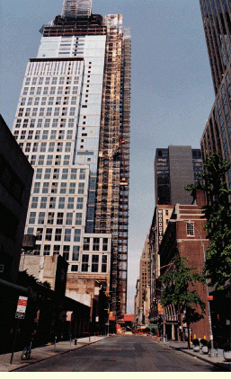 Figure 1: Elevation of the Scaffold System at 4 Times Square - Permission Pending Figure 1: Elevation of the Scaffold System at 4 Times Square - Permission Pending